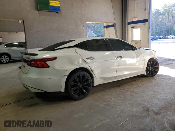 2018 Nissan Maxima SR with VIN 1N4AA6AP0JC371794, listed as a Copart auction lot 49494995 with Not Provided miles and Salvage Title. Bid and sale history available at carsss.com. Image 3.