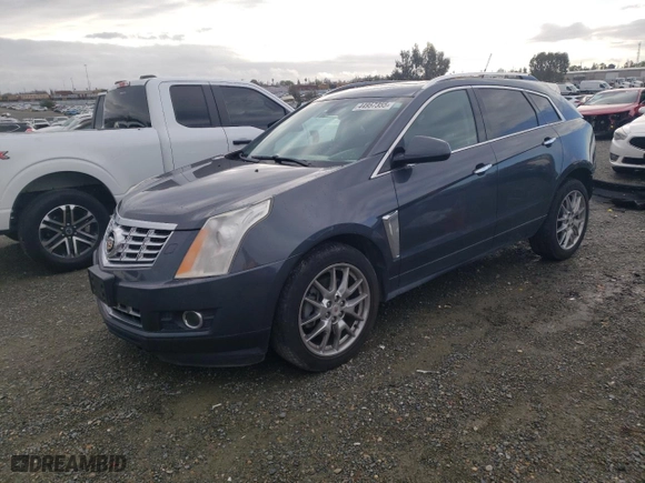 2013 Cadillac SRX Performance Collection with VIN 3GYFNDE34DS613883, listed as a Copart auction lot 44957355 with 117,602 mi miles and Salvage Title. Bid and sale history available at carsss.com. Image 1.