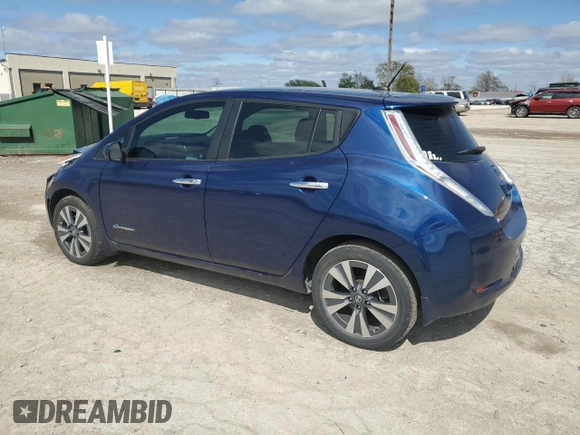 2016 Nissan LEAF SV with VIN 1N4BZ0CP4GC309783, listed as a Copart auction lot 52469784 with 0 mi miles and Non Repairable. Bid and sale history available at carsss.com. Image 2.