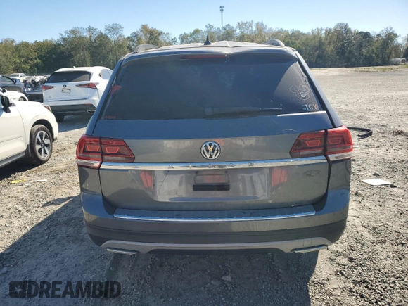 2020 Volkswagen Atlas S with VIN 1V2AP2CA9LC501633, listed as a Copart auction lot 75040264 with 104,853 mi miles and Salvage title. Bid and sale history available at DreamBid. Image 6.