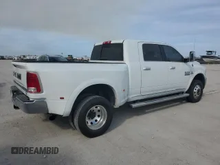 2017 Ram 3500 Longhorn with VIN 3C63RRNLXHG766715, listed as a Copart auction lot 76456104 with 51,293 mi miles and Salvage Title. Bid and sale history available at carsss.com. Image 3.