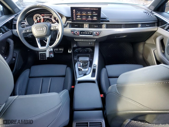 2022 Audi A4 Sedan S line Premium Plus with VIN WAUEAAF49NN004414, listed as a Copart auction lot 84395814 with 20,445 mi miles and Salvage Title. Bid and sale history available at carsss.com. Image 8.