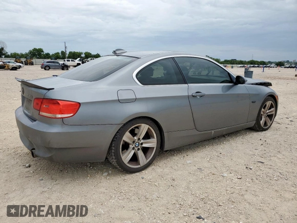 2007 BMW 3 Series 335i with VIN WBAWB73577PV83346, listed as a Copart auction lot 63646755 with 137,745 mi miles and Clean title. Bid and sale history available at DreamBid. Image 3.