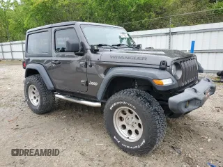2019 Jeep Wrangler Sport S с VIN 1C4GJXAG1KW579094, выставлен на аукционе Copart как лот 55410525 с пробегом 53 915 миль миль и Списание • Salvage title. История ставок и продаж доступна на DreamBid. Изображение 4.