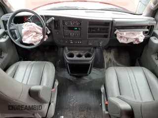 2023 Chevrolet Express Cargo Van with VIN 1GCWGAFPXP1189244, listed as a Copart auction lot 83864984 with 5,612 mi miles and Salvage Title. Bid and sale history available at carsss.com. Image 8.