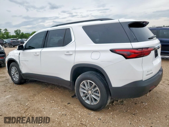 2022 Chevrolet Traverse LT Cloth z VIN 1GNERGKW1NJ188428, wystawiony jako Copart lot #60849315 z przebiegiem 24 246 mil mil oraz Szkoda całkowita • Salvage title. Historia ofert i sprzedaży dostępna na DreamBid. Obrazek 2.