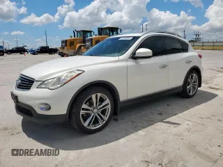 2012 Infiniti EX Journey with VIN JN1AJ0HRXCM453708, listed as a Copart auction lot 62499385 with 271,217 mi miles and Salvage title. Bid and sale history available at DreamBid. Image 1.