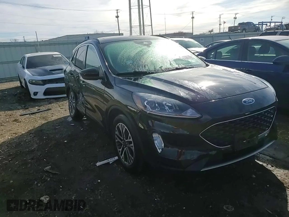 2020 Ford Escape SEL with VIN 1FMCU0H67LUA83171, listed as a Copart auction lot 48635705 with 58,413 mi miles and Salvage Title. Bid and sale history available at carsss.com. Image 15.
