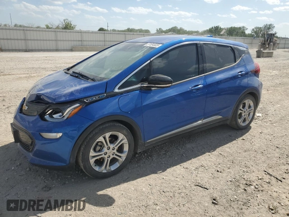2020 Chevrolet Bolt EV LT with VIN 1G1FY6S01L4136842, listed as a Copart auction lot 57494605 with 50,328 mi miles and Salvage title. Bid and sale history available at DreamBid. Image 1.