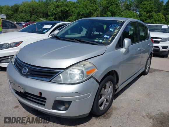 2012 Nissan Versa S with VIN 3N1BC1CP3CK253098, listed as a IAAI auction lot 42111977 with 180,210 mi miles. Bid and sale history available at carsss.com. Image 2.
