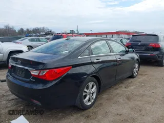 2013 Hyundai Sonata Limited with VIN 5NPEC4AC5DH611762, listed as a IAAI auction lot 41909934 with 146,339 mi miles and . Bid and sale history available at carsss.com. Image 4.
