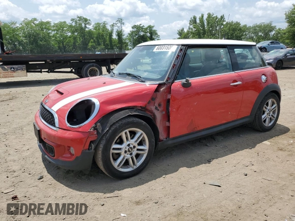 2013 MINI Hardtop S with VIN WMWSV3C59DT479278, listed as a Copart auction lot 60031535 with 82,166 mi miles and Salvage title. Bid and sale history available at DreamBid. Image 1.