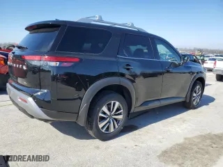 2024 Nissan Pathfinder SL with VIN 5N1DR3CA1RC316303, listed as a Copart auction lot 44618465 with 321 mi miles and Salvage Title. Bid and sale history available at carsss.com. Image 3.