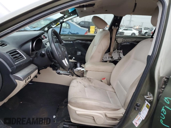 2015 Subaru Outback 2.5i with VIN 4S4BSAAC5F3301822, listed as a Copart auction lot 81167564 with 161,367 mi miles and Salvage title. Bid and sale history available at DreamBid. Image 7.