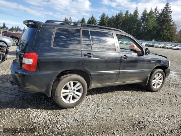 2006 Toyota Highlander Hybrid with VIN JTEEW21A860011212, listed as a Copart auction lot 50598885 with 262,506 mi miles and Clean Title. Bid and sale history available at carsss.com. Image 3.