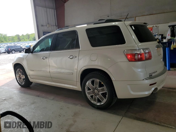 2012 GMC Acadia Denali with VIN 1GKKVTED9CJ203852, listed as a Copart auction lot 59018005 with 110,398 mi miles and Salvage title. Bid and sale history available at DreamBid. Image 2.