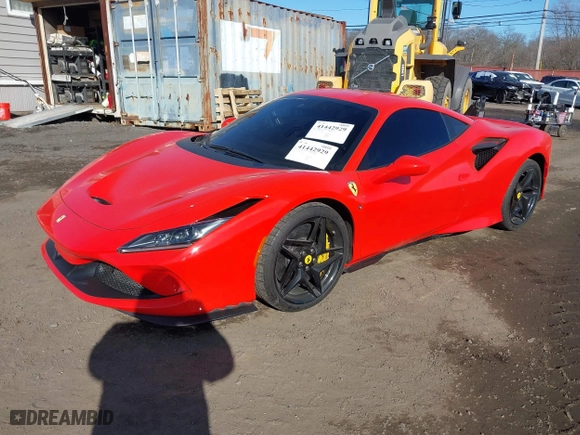 2021 Ferrari F8 Tributo with VIN ZFF92LLAXM0268231, listed as a IAAI auction lot 41442929 with 6,157 mi miles. Bid and sale history available at carsss.com. Image 21.