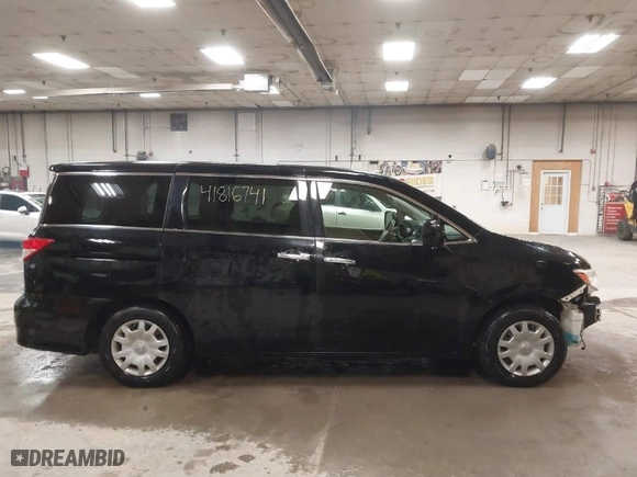 2012 Nissan Quest SL with VIN JN8AE2KP8C9038608, listed as a IAAI auction lot 41816741 with 124,153 mi miles. Bid and sale history available at carsss.com. Image 14.