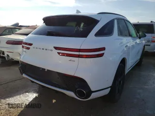 2022 Genesis GV70 2.5T with VIN KMUMADTB8NU051102, listed as a Copart auction lot 63387542 with Not Provided miles and . Bid and sale history available at DreamBid. Image 4.