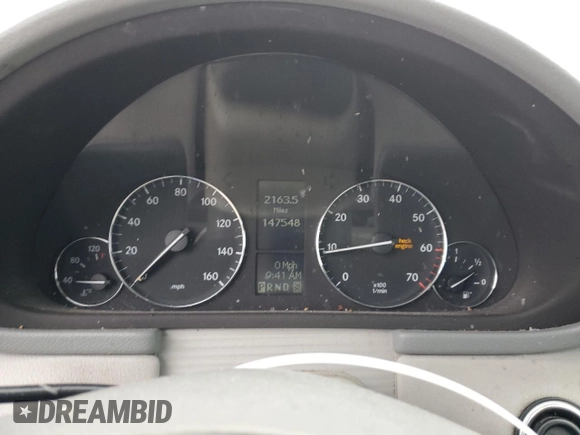 2005 Mercedes-Benz C 240 with VIN WDBRF61J85F614572, listed as a Copart auction lot 43930275 with 147,548 mi miles and Clean Title. Bid and sale history available at DreamBid. Image 9.
