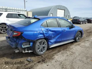 2022 Subaru WRX with VIN JF1VBAA68N9027433, listed as a Copart auction lot 47878705 with 23,543 mi miles and Salvage Title. Bid and sale history available at carsss.com. Image 3.
