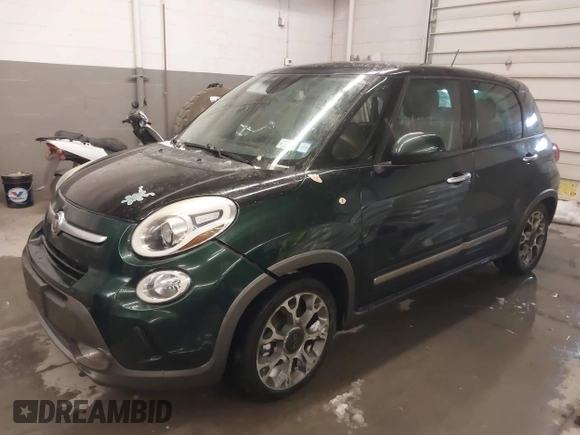2014 FIAT 500L Trekking with VIN ZFBCFADHXEZ006962, listed as a IAAI auction lot 41249250 with 170,942 mi miles and . Bid and sale history available at DreamBid. Image 17.