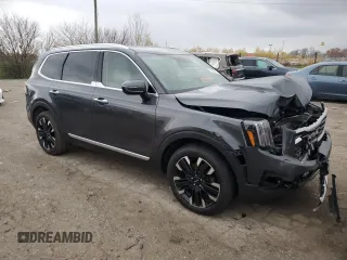 2023 Kia Telluride SX with VIN 5XYP54GC6PG380134, listed as a Copart auction lot 82046514 with 17,720 mi miles and Salvage title. Bid and sale history available at DreamBid. Image 4.