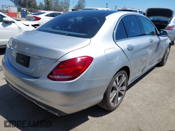 2017 Mercedes-Benz C 300 with VIN 55SWF4JB7HU183618, listed as a IAAI auction lot 42227615 with 72,028 mi miles and . Bid and sale history available at DreamBid. Image 4.