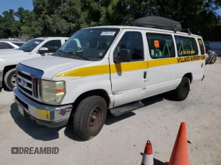 2012 Ford Econoline Passenger XL with VIN 1FBSS3BL1CDA35627, listed as a Copart auction lot 57001114 with Not Provided miles and Salvage Title. Bid and sale history available at DreamBid. Image 1.