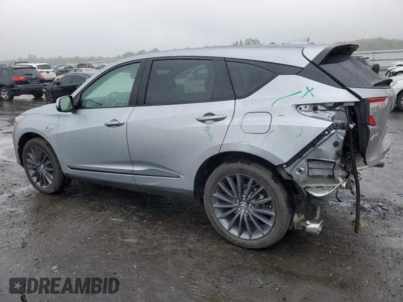 2024 Acura RDX w/A-Spec Advance Package with VIN 5J8TC2H83RL012828, listed as a Copart auction lot 72732824 with 7,135 mi miles and Salvage Title. Bid and sale history available at carsss.com. Image 2.