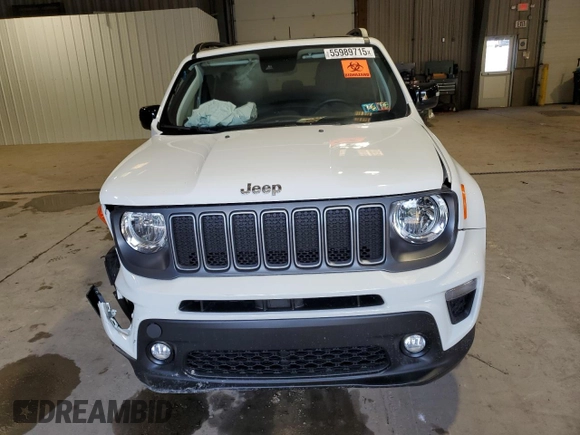 2023 Jeep Renegade Limited with VIN ZACNJDD1XPPP37625, listed as a Copart auction lot 55989715 with Not provided miles and Salvage title. Bid and sale history available at DreamBid. Image 5.