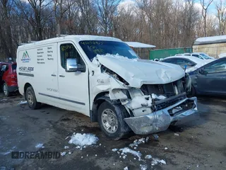 2012 Nissan NV S with VIN 1N6BF0KM1CN106789, listed as a IAAI auction lot 41258967 with 266,069 mi miles. Bid and sale history available at carsss.com. Image 1.