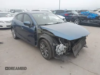 2017 Mazda 3 Touring with VIN 3MZBN1L78HM157810, listed as a IAAI auction lot 41229705 with 118,654 mi miles. Bid and sale history available at carsss.com. Image 1.
