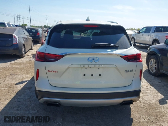 2019 Infiniti QX50 Essential with VIN 3PCAJ5M14KF119529, listed as a IAAI auction lot 42029337 with 88,844 mi miles and . Bid and sale history available at DreamBid. Image 16.