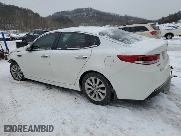 2018 Kia Optima LX with VIN 5XXGT4L34JG272537, listed as a Copart auction lot 46372815 with 89,204 mi miles and Salvage Title. Bid and sale history available at carsss.com. Image 2.
