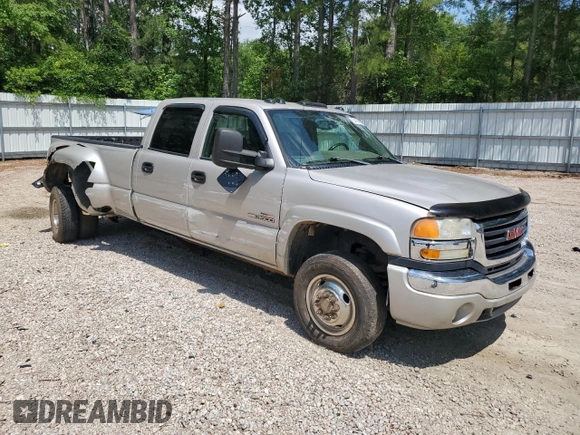 2005 GMC Sierra 3500 DRW Work Trk z VIN 1GTJK33245F920117, wystawiony jako Copart lot #57468965 z przebiegiem 157 458 mil mil oraz Szkoda całkowita • Salvage title. Historia ofert i sprzedaży dostępna na DreamBid. Obrazek 4.