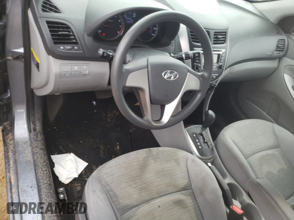 2017 Hyundai Accent SE with VIN KMHCT4AE7HU353826, listed as a Copart auction lot 52631383 with 105,019 mi miles. Bid and sale history available at carsss.com. Image 8.