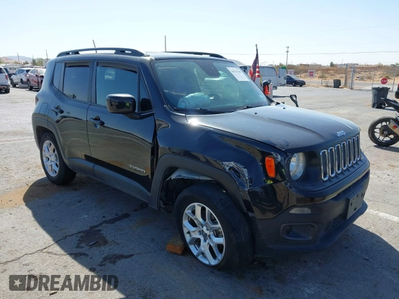 2018 Jeep Renegade Latitude with VIN ZACCJBBB8JPH98229, listed as a IAAI auction lot 41916788 with Not Provided miles and . Bid and sale history available at carsss.com. Image 1.