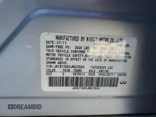 2018 Infiniti Q50 Luxe with VIN JN1EV7AR0JM433540, listed as a Copart auction lot 84282984 with 105,890 mi miles and Salvage Title. Bid and sale history available at carsss.com. Image 12.