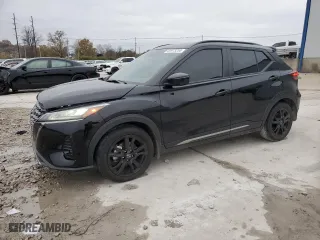 2022 Nissan Kicks SR with VIN 3N1CP5DVXNL527617, listed as a Copart auction lot 80973234 with 30,914 mi miles and Salvage Title. Bid and sale history available at carsss.com. Image 1.