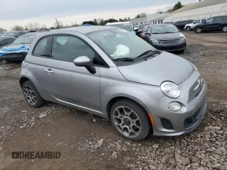 2018 FIAT 500 Pop with VIN 3C3CFFKHXJT465153, listed as a Copart auction lot 51097085 with 92,506 mi miles and Salvage Title. Bid and sale history available at carsss.com. Image 4.