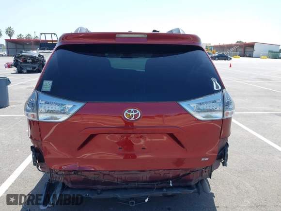 2017 Toyota Sienna SE with VIN 5TDXZ3DC6HS808999, listed as a IAAI auction lot 42111614 with 107,781 mi miles and . Bid and sale history available at DreamBid. Image 17.