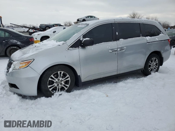 2012 Honda Odyssey EX with VIN 5FNRL5H41CB503321, listed as a Copart auction lot 41341325 with 270,085 mi miles and Salvage Title. Bid and sale history available at carsss.com. Image 1.