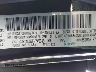 2015 Jeep Cherokee Latitude with VIN 1C4PJMCS0FW745949, listed as a IAAI auction lot 41289847 with 137,440 mi miles and . Bid and sale history available at carsss.com. Image 9.