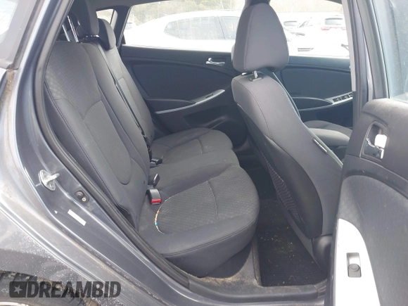2012 Hyundai Accent SE with VIN KMHCU5AE4CU037411, listed as a IAAI auction lot 41659662 with 163,021 mi miles. Bid and sale history available at carsss.com. Image 8.
