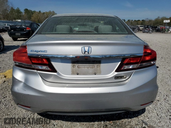 2014 Honda Civic Sedan LX with VIN 19XFB2F57EE084951, listed as a Copart auction lot 50713245 with 200,727 mi miles and Salvage Title. Bid and sale history available at carsss.com. Image 6.