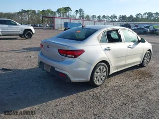 2019 Kia Rio S with VIN 3KPA24AB5KE227569, listed as a IAAI auction lot 41800279 with 211,396 mi miles. Bid and sale history available at carsss.com. Image 4.