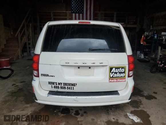 2012 Dodge Grand Caravan SE with VIN 2C4RDGBG3CR341742, listed as a Copart auction lot 50688645 with 136,530 mi miles and Clean Title. Bid and sale history available at DreamBid. Image 6.