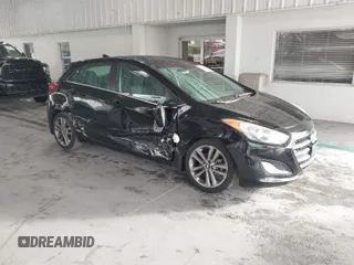2016 Hyundai Elantra GT with VIN KMHD35LH0GU340433, listed as a IAAI auction lot 41183897 with 106,497 mi miles. Bid and sale history available at carsss.com. Image 1.