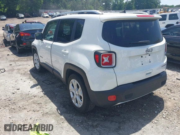 2018 Jeep Renegade Limited with VIN ZACCJADB8JPJ06197, listed as a IAAI auction lot 42253022 with 87,494 mi miles and . Bid and sale history available at DreamBid. Image 3.